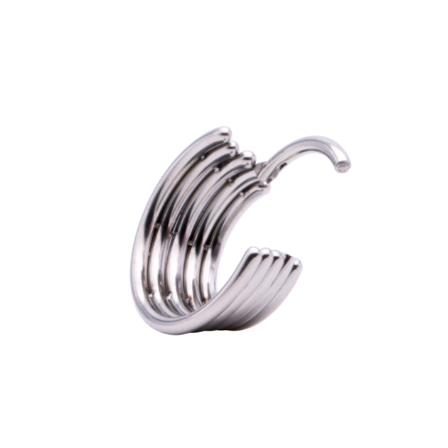 5 Rings Spiral Segment Ring Clicker - Image 2